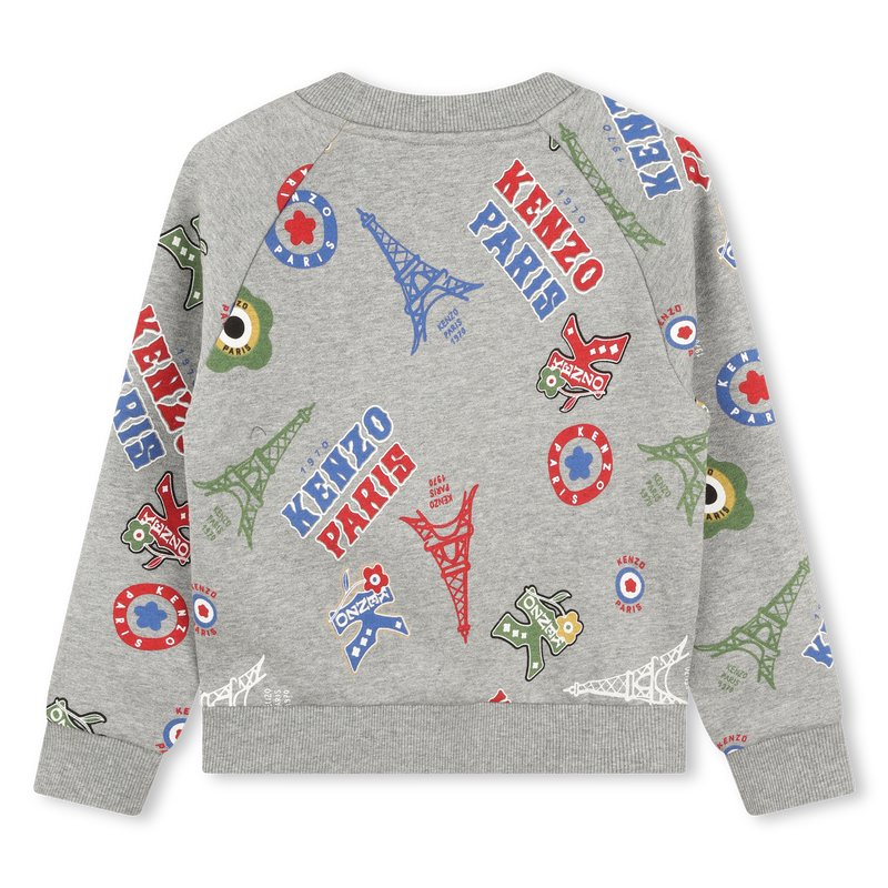 Su&eacute;ter de mulet&oacute;n estampado KENZO KIDS 
                        NI&Ntilde;O
