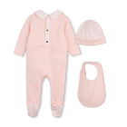 Conjunto de pijama, gorro y babero. MICHAEL KORS 
                    NI&Ntilde;A
