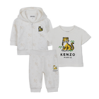 Conjunto de camiseta, c&aacute;rdigan y pantal&oacute;n KENZO KIDS 
                    UNISEXO