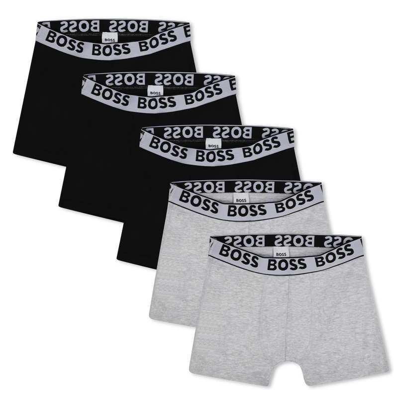 Pack de 5 calzoncillos b&oacute;xer BOSS 
                        NI&Ntilde;O