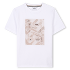 Camiseta manga corta y algod&oacute;n BOSS 
                    NI&Ntilde;O