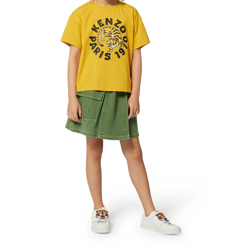 Camiseta algod&oacute;n manga corta KENZO KIDS 
                        NI&Ntilde;A