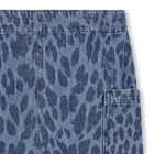 Falda vaquera con estampado de leopardo ZADIG & VOLTAIRE 
                    NI&Ntilde;A