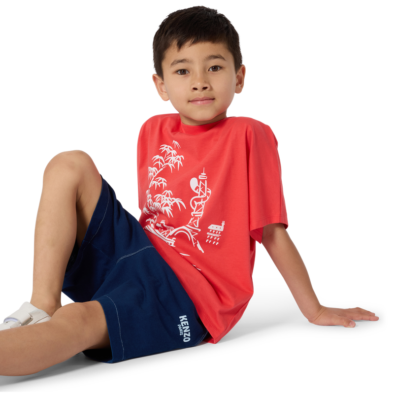 BERMUDAS CON CINTURA EL&Aacute;STICA KENZO KIDS 
                        NI&Ntilde;O