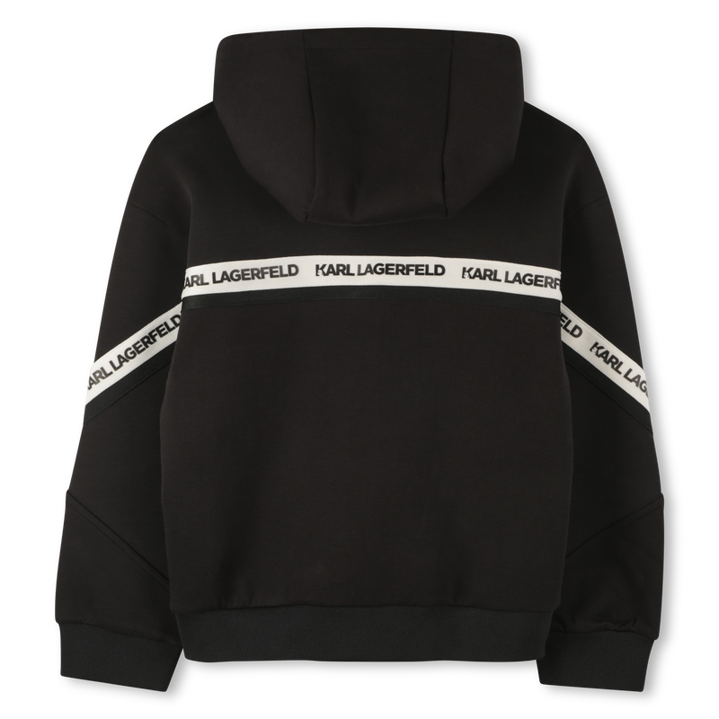 C&aacute;rdigan con capucha KARL LAGERFELD KIDS 
                        NI&Ntilde;O