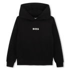 SUDADERA CON CAPUCHA BOSS 
                    NI&Ntilde;O