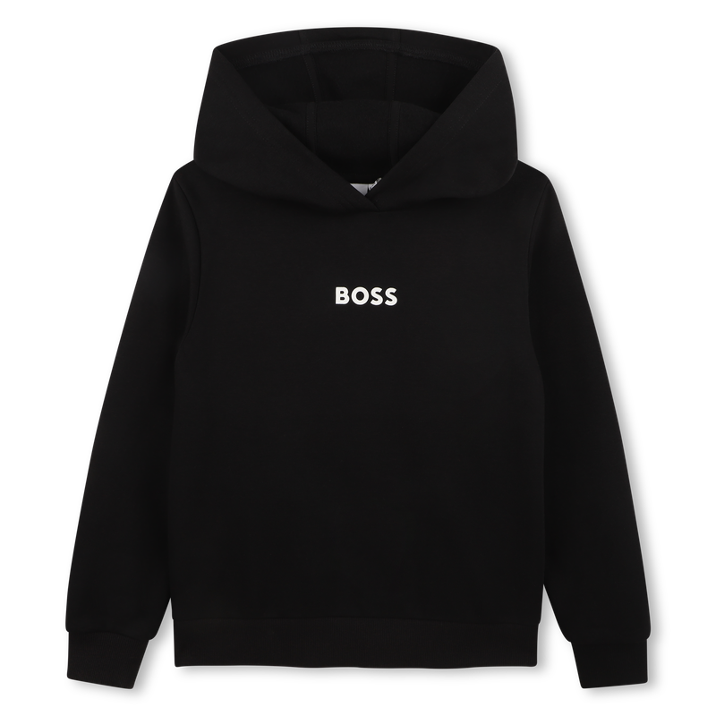 SUDADERA CON CAPUCHA BOSS 
                        NI&Ntilde;O