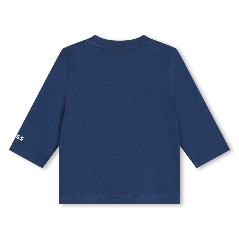 Camiseta estampado delantero BOSS 
                        NI&Ntilde;O