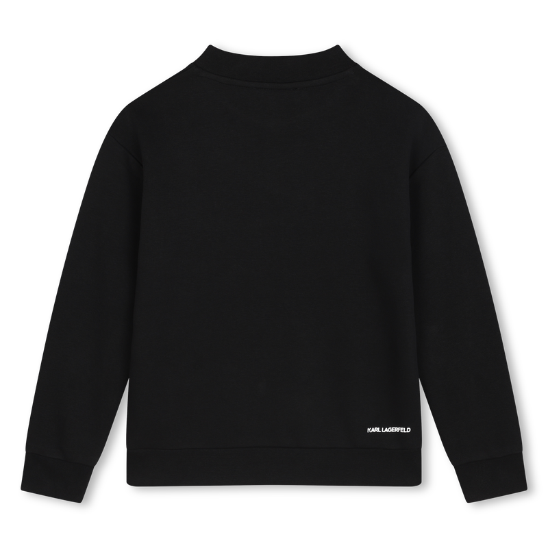 Sudadera de mulet&oacute;n KARL LAGERFELD KIDS 
                        NI&Ntilde;O