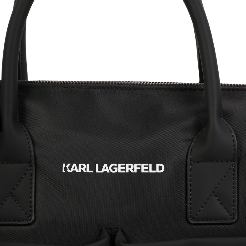 Bolso cambiador estampado KARL LAGERFELD KIDS 
                        UNISEXO
