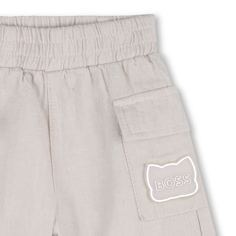 CONJUNTO CAMISETA + PANTAL&Oacute;N CORTO BOSS 
                        NI&Ntilde;O