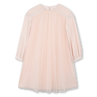 Vestido bimaterial BILLIEBLUSH 
                    NI&Ntilde;A