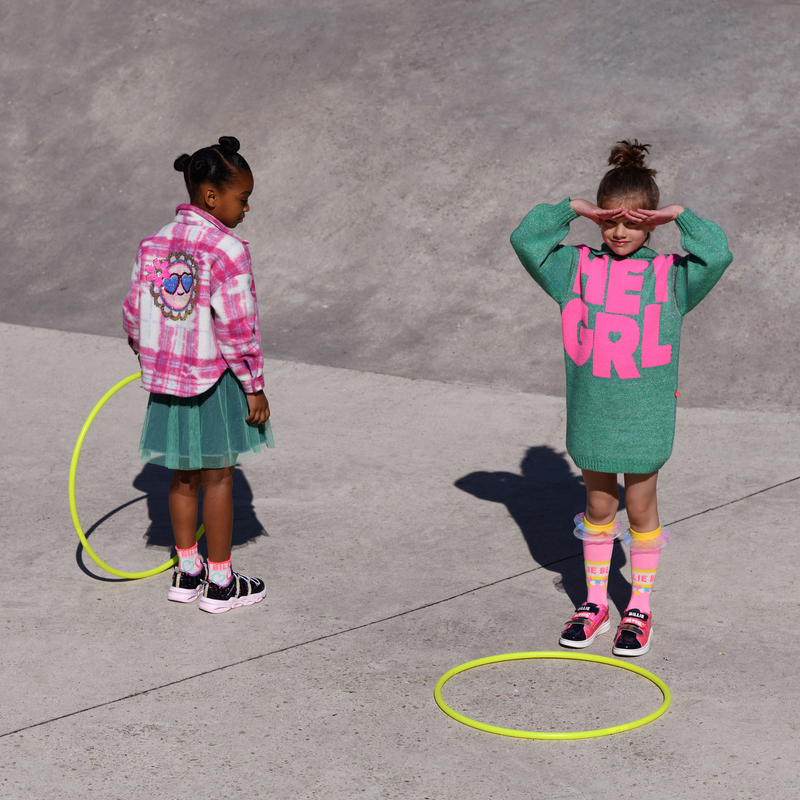 Falda bimateria BILLIEBLUSH 
                        NI&Ntilde;A