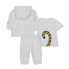 Conjunto de camiseta, c&aacute;rdigan y pantal&oacute;n KENZO KIDS 
                    UNISEXO