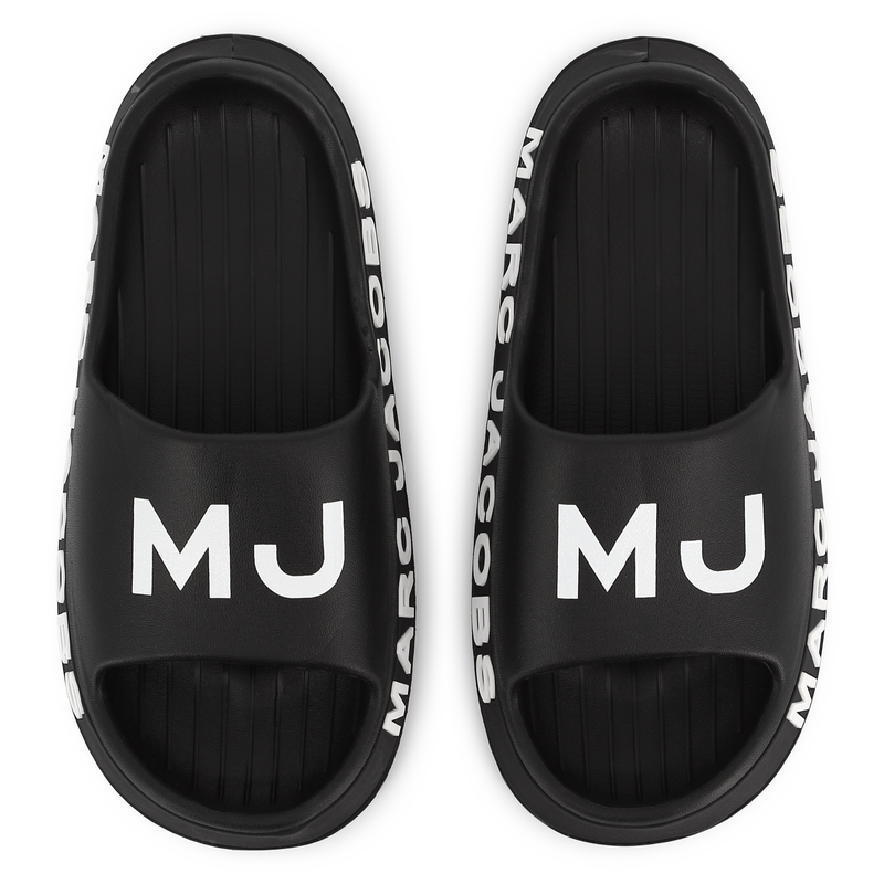 Chanclas con logo MARC JACOBS 
                        NI&Ntilde;O