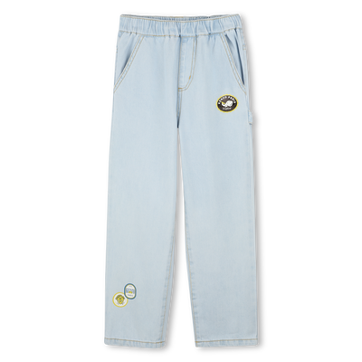 Pantal&oacute;n con logos estampados KENZO KIDS NI&Ntilde;O