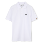 Polo de manga corta, BLANCO, hi-res