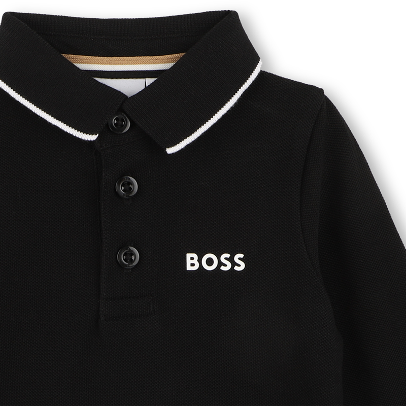 Polo de manga larga BOSS 
                        NI&Ntilde;O