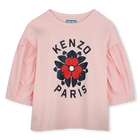 Camiseta bimateria estampada KENZO KIDS 
                    NI&Ntilde;A