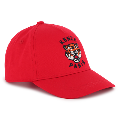 Gorra de algod&oacute;n bordada KENZO KIDS UNISEXO