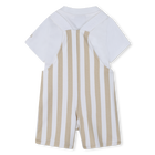 Conjunto mono + camiseta BOSS 
                    NI&Ntilde;O