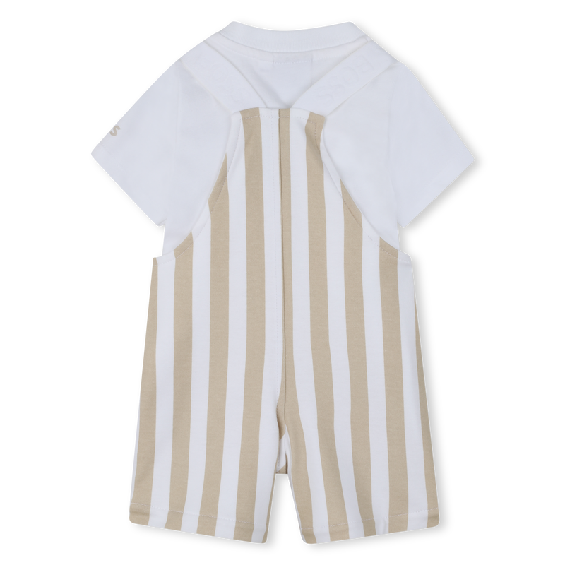 CONJUNTO MONO + CAMISETA BOSS 
                        NI&Ntilde;O