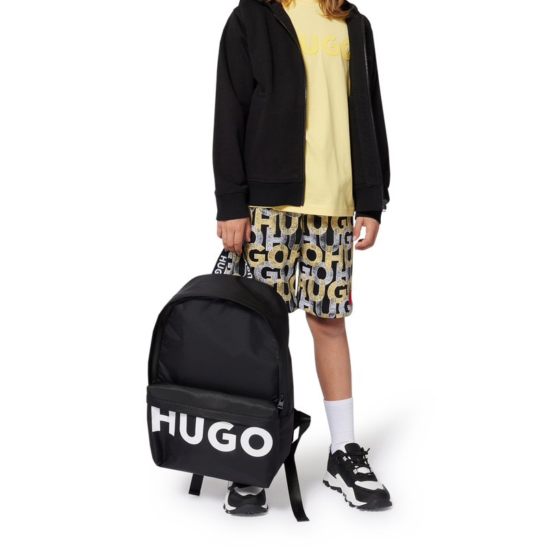 Mochila con logo HUGO 
                        NI&Ntilde;O
