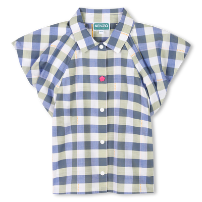 Blusa algod&oacute;n de manga corta KENZO KIDS NI&Ntilde;A