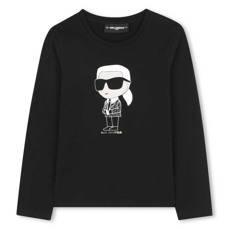 Camiseta de manga larga KARL LAGERFELD KIDS 
                        NI&Ntilde;A