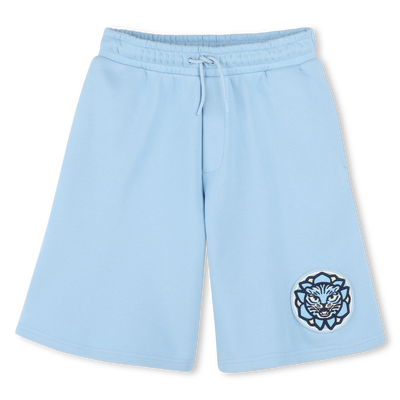 Bermudas de mulet&oacute;n de algod&oacute;n KENZO KIDS NI&Ntilde;O