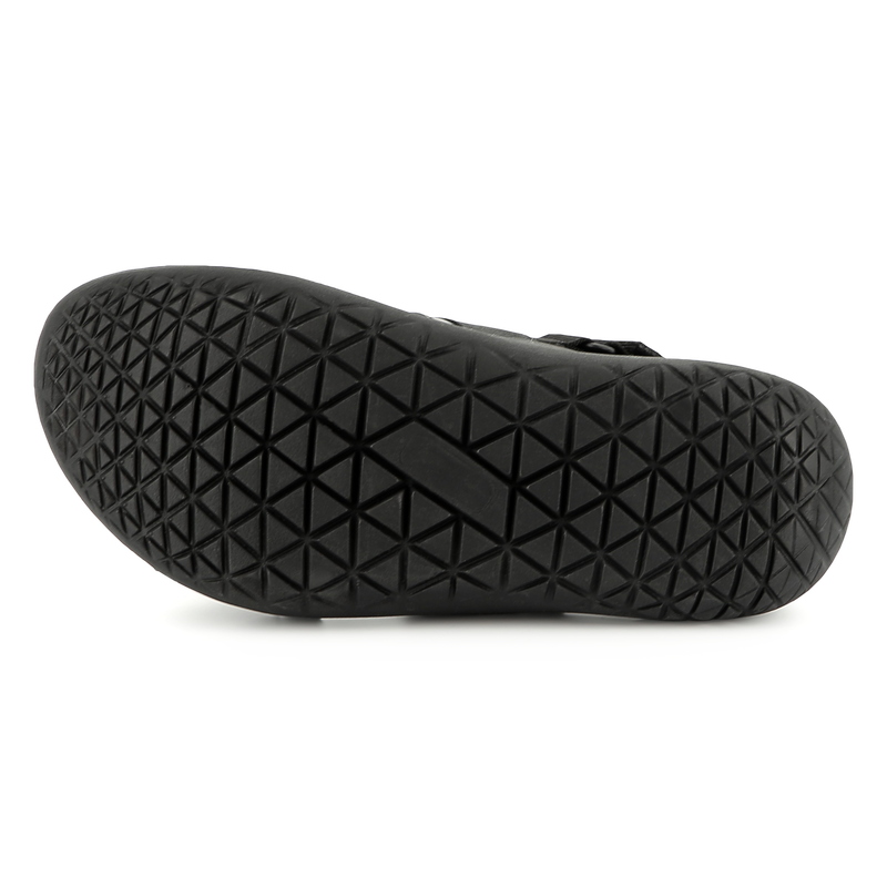 Sandalias de cuero con velcro KARL LARGERFELD KIDS 
                        NI&Ntilde;O