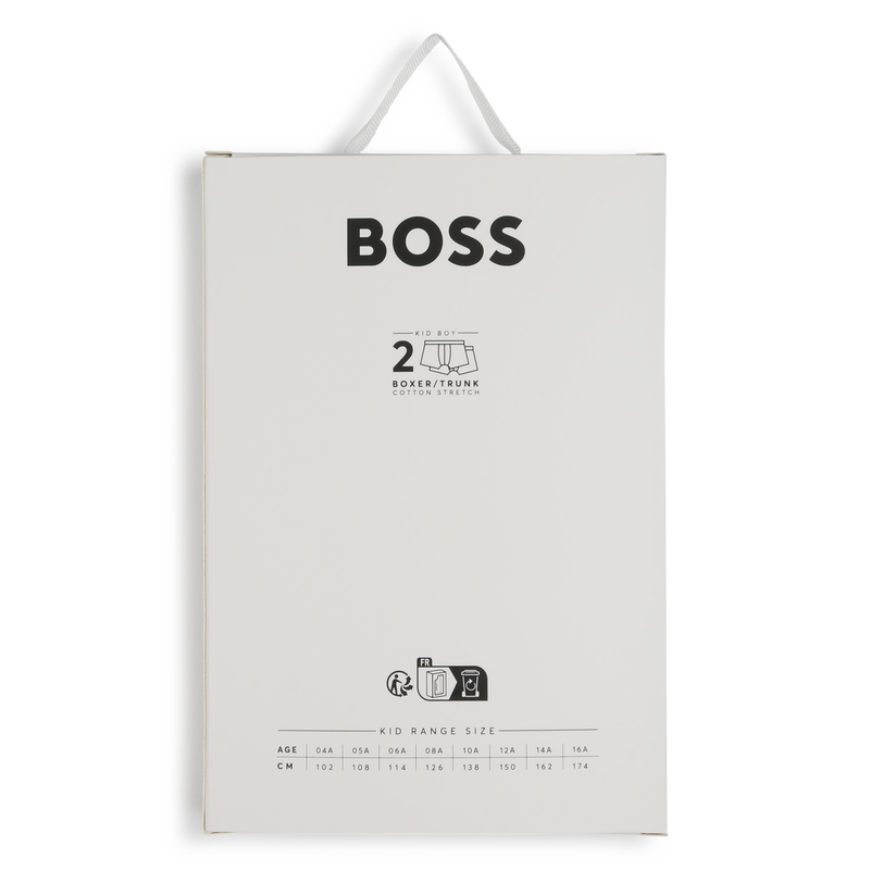 Pack de 2 calzoncillos b&oacute;xer BOSS 
                        NI&Ntilde;O