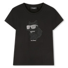 Camiseta de manga corta KARL LAGERFELD KIDS 
                    NI&Ntilde;A