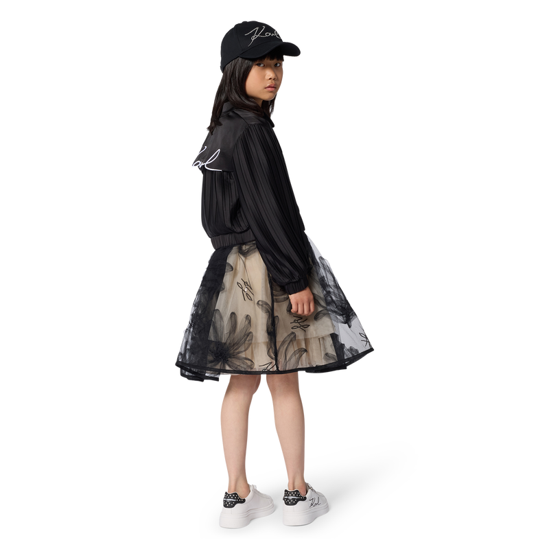 Chaqueta de manga plisada KARL LAGERFELD KIDS 
                        NI&Ntilde;A