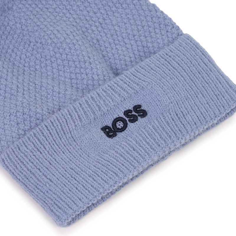 Gorro de punto BOSS 
                        NI&Ntilde;O