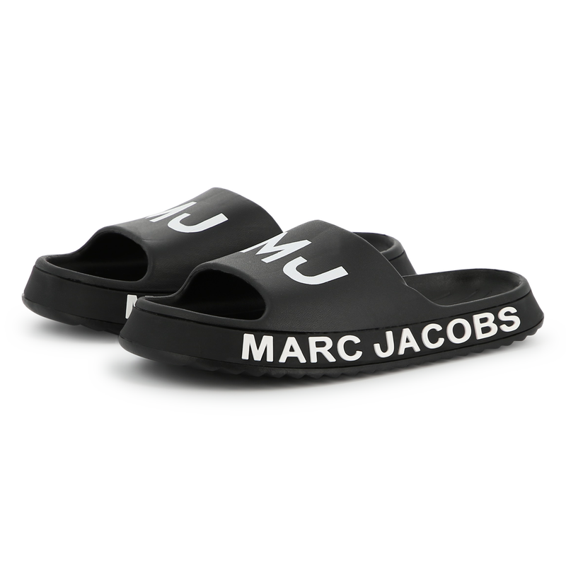 Chanclas con logo MARC JACOBS 
                        NI&Ntilde;O