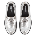 Mocasines met&aacute;licos de piel de vacuno DKNY 
                    NI&Ntilde;A
