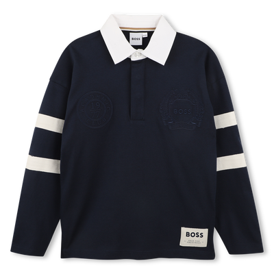 Polo de manga larga BOSS NI&Ntilde;O