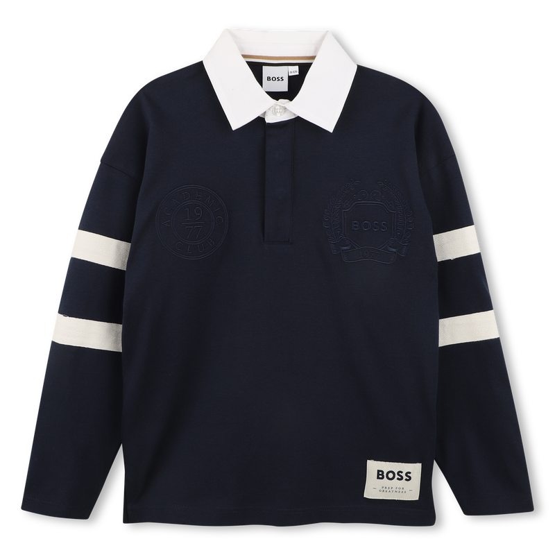 Polo de manga larga BOSS 
                        NI&Ntilde;O