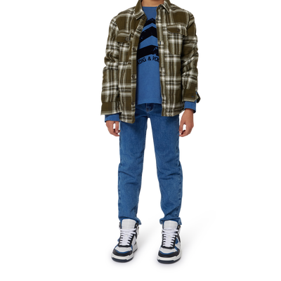 Camisa acolchada de algod&oacute;n ZADIG & VOLTAIRE NI&Ntilde;O