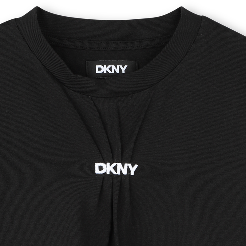Camiseta holgada de algod&oacute;n DKNY 
                        NI&Ntilde;A