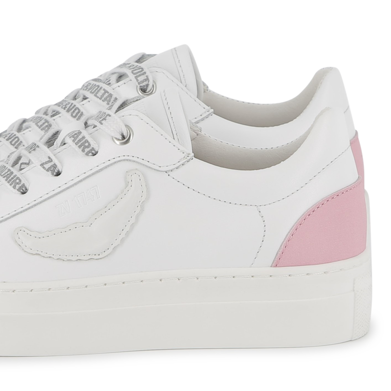 Zapatillas de piel