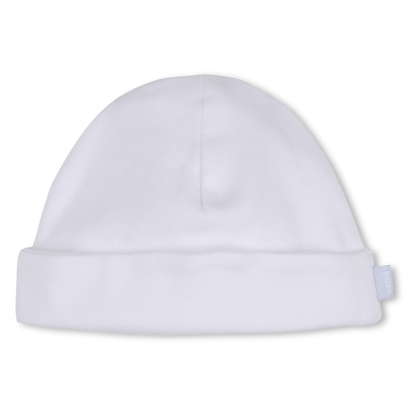 Conjunto de pijama, gorro y babero. BOSS 
                        NI&Ntilde;O