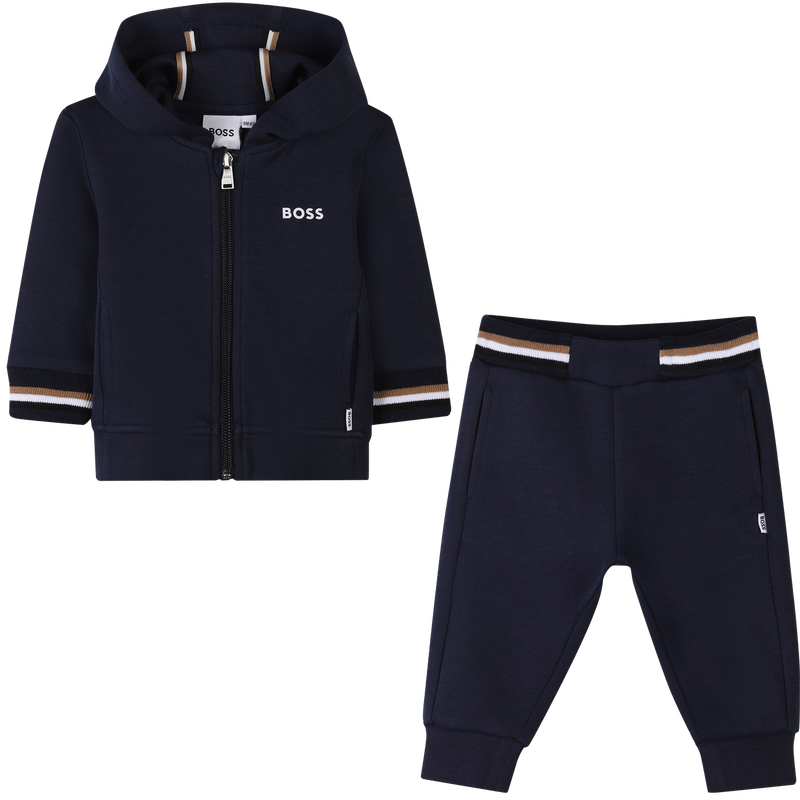 Conjunto chaqueta y pantal&oacute;n BOSS 
                        NI&Ntilde;O