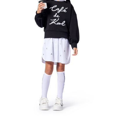 Sudadera con bordado KARL LAGERFELD KIDS NI&Ntilde;A
