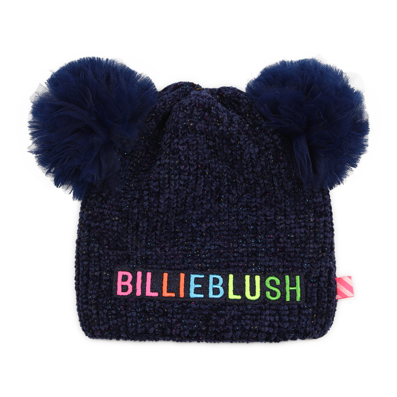 Gorro con pompones dobles BILLIEBLUSH 
                        NI&Ntilde;A