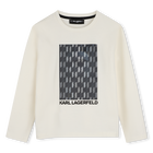 Camiseta de manga larga KARL LAGERFELD KIDS 
                    NI&Ntilde;O