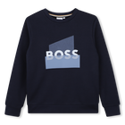 Sudadera fleece, MARINO, hi-res