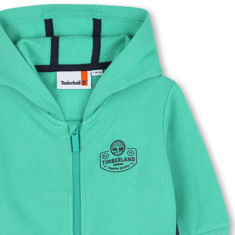 C&aacute;rdigan jogging con capucha TIMBERLAND 
                        NI&Ntilde;O