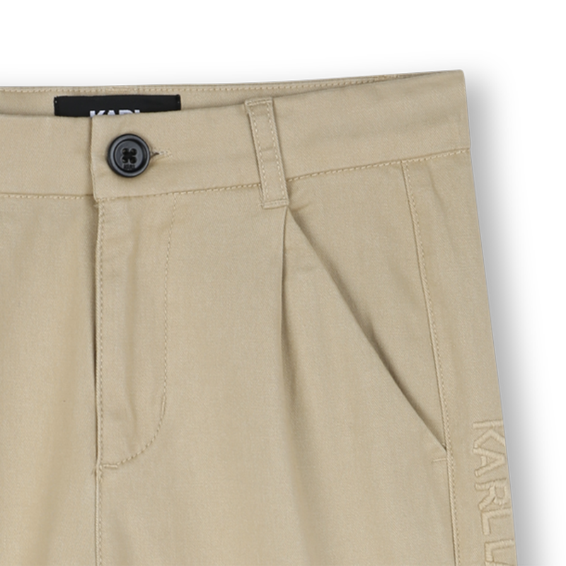 Pantal&oacute;n con bolsillos KARL LAGERFELD KIDS 
                        NI&Ntilde;O